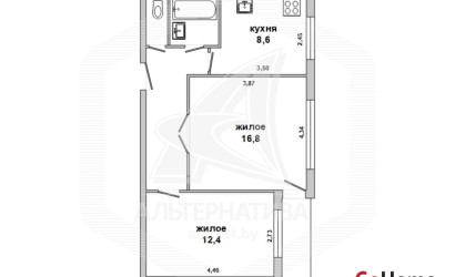 Купить 2-комнатную квартиру, Брест, Киевка, ул. Киевская. Фото 1