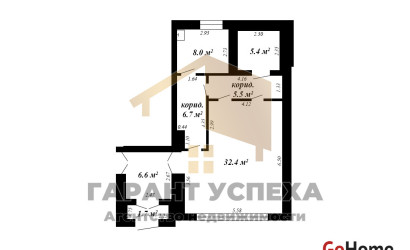 Продажа торгового помещения, Брест, ул. Мошенского, 66.3 кв.м.. Фото 6