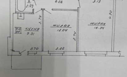 Купить 2-комнатную квартиру, Витебск, Смоленская ул., 1/1. Фото 10