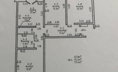 Купить 2-комнатную квартиру, Жлобин, Козлова, 47Б. Фото 6
