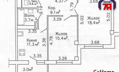 Купить 2-комнатную квартиру, Минск, Притыцкого ул., 39 (Фрунзенский район). Фото 13