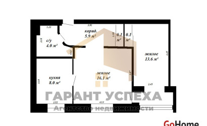 Снять 2-комнатную квартиру, Брест, ул. Халтурина. Фото 15