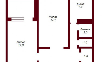 Купить 2-комнатную квартиру, Брест, ул. Дубровская, д. . Фото 11