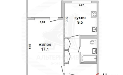 Купить 1-комнатную квартиру, Брест, Восток, ул. Советской Конституции