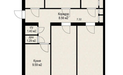 Купить 5-комнатную квартиру, Минск, Либкнехта ул., 108 (Московский район). Фото 10