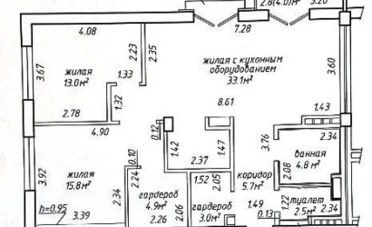 Купить 3-комнатную квартиру, Минск, Максима Богдановича, 52Г (Советский район). Фото 19