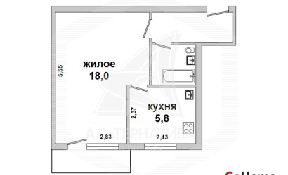 Купить 1-комнатную квартиру, Брест, Заводская, ул. Янки Купалы. Фото 11