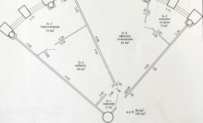 Продажа офиса, Минск, Домбровская ул., 9,  100.3 кв.м.. Фото 4
