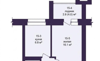 Купить 1-комнатную квартиру, Солигорск, Ленина ул., 3. Фото 10