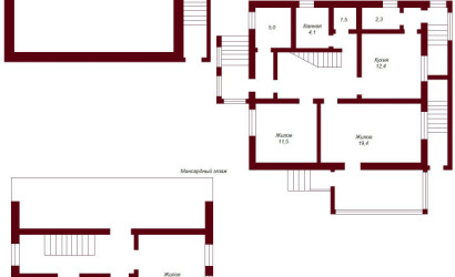 Купить коттедж, Остромечево, Брестская, 9.5 соток. Фото 7