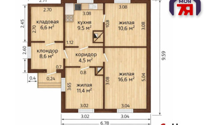 Купить дом, Корень, Калицина ул., 12 соток. Фото 10