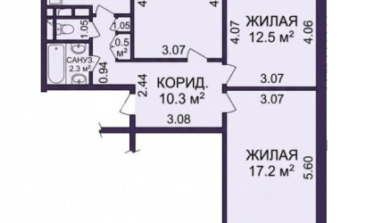 Купить 3-комнатную квартиру, Минск, Есенина ул., 47 (Московский район). Фото 18
