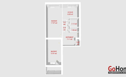 Купить 2-комнатную квартиру, Минск, Козыревская ул., 23 (Ленинский район). Фото 12