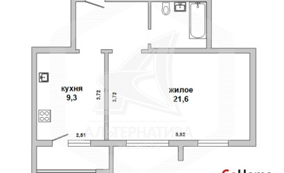 Купить 1-комнатную квартиру, Брест, Вулька, ул. Екельчика. Фото 6