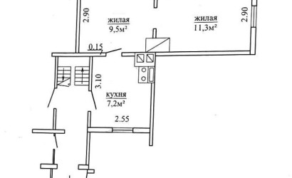 Купить 2-комнатную квартиру, Гродно, Гастелло, 4. Фото 7