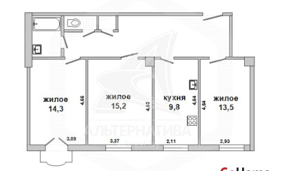 Купить 3-комнатную квартиру, Брест, Центр, ул. Пушкинская. Фото 1