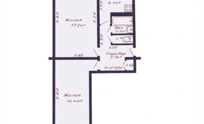 Купить 2-комнатную квартиру, Минск, Рокоссовского просп., 111 (Ленинский район). Фото 2