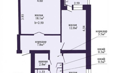Купить 3-комнатную квартиру, Вежи, Минская ул., 6. Фото 22