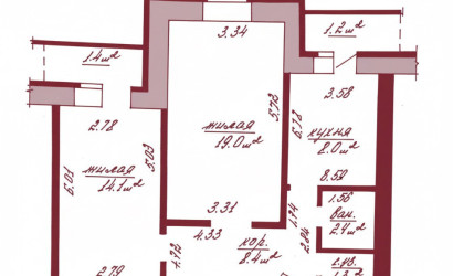 Купить 2-комнатную квартиру, Гродно, Тавлая, 68. Фото 13
