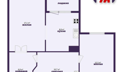 Купить 2-комнатную квартиру, Минск, Радужная ул., 11 (Центральный район). Фото 20