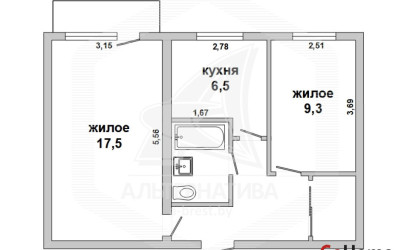 Купить 2-комнатную квартиру, Брест, Брестских дивизий, ул. Брестских дивизий. Фото 1