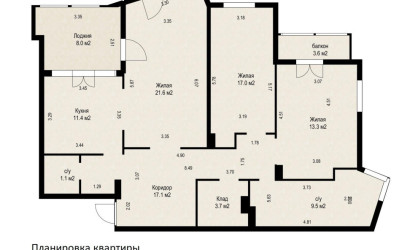 Купить 3-комнатную квартиру, Минск, Беды ул., 45 (Советский район). Фото 16