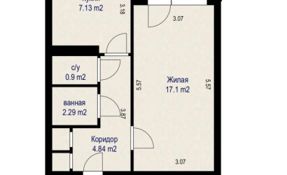 Купить 1-комнатную квартиру, Минск, Лобанка ул., 13/1 (Фрунзенский район). Фото 12