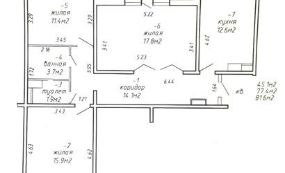Купить 3-комнатную квартиру, Минск, Кунцевщина, 31 (Фрунзенский район). Фото 2