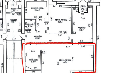 Аренда торгового помещения, Боровляны, 40 лет Победы, 34,  62.2 кв.м.. Фото 12