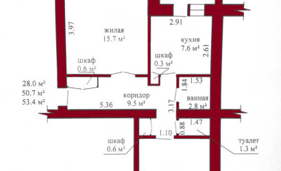 Купить 2-комнатную квартиру, Барановичи, Царюка, 4. Фото 2
