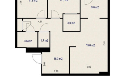 Купить 4-комнатную квартиру, Минск, Лосика ул., 53 (Московский район). Фото 44