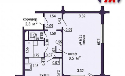 Купить 1-комнатную квартиру, Гатово, Металлургическая ул., 26/3. Фото 15