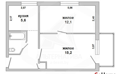 Купить 2-комнатную квартиру, Брест, Брестских дивизий, ул. Брестских дивизий. Фото 13