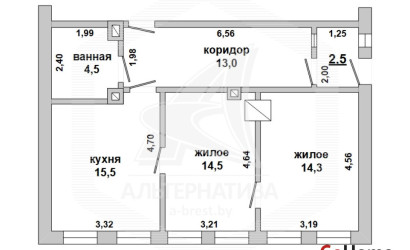 Купить 2-комнатную квартиру, Кобрин, , . Фото 12