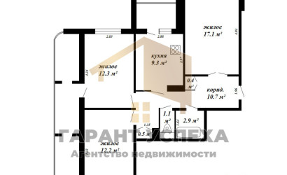 Купить 3-комнатную квартиру, Брест, ул. Пронягина, д. . Фото 19