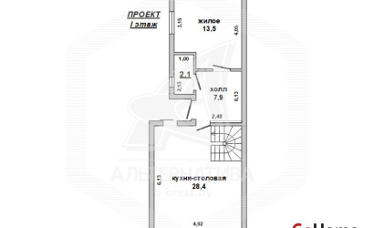 Купить дом, Жабинка, г. Жабинка, 1 соток. Фото 1