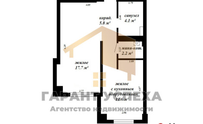 Купить 2-комнатную квартиру, Брест, просп. Республики, д. . Фото 17