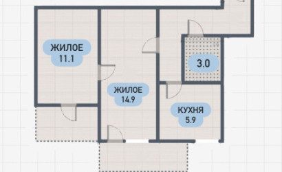 Купить 2-комнатную квартиру, Брест, Скорины наб.. Фото 2