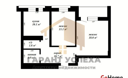 Купить 2-комнатную квартиру, Брест, ул. Гоголя. Фото 16