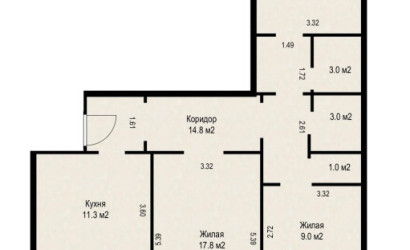 Купить 3-комнатную квартиру, Минск, Великоморская ул., 12 (Ленинский район). Фото 37