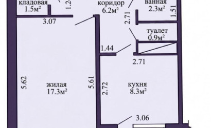 Купить 1-комнатную квартиру, Минск, Герасименко ул., 56(Заводской район). Фото 2