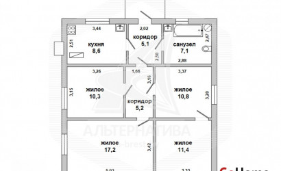 Купить дом, Шиповичи, Батчинский с/с, 37 соток. Фото 8