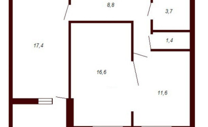 Купить 3-комнатную квартиру, Брест, ул. Октябрьской революции, д. . Фото 2
