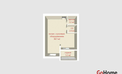 Купить 1-комнатную квартиру, Минск, Ратомская ул., 7 (Центральный район). Фото 1