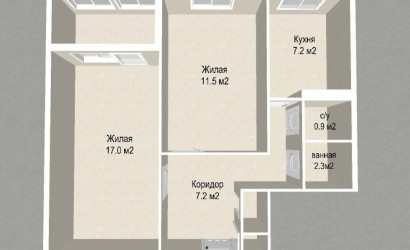  9-этаж.(47.1 м2), Минск(Сухаревская ул., 1)