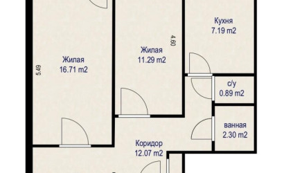 Купить 2-комнатную квартиру, Минск, Есенина ул., 8 (Московский район). Фото 8
