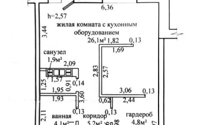 Купить 1-комнатную квартиру, Могилев, бульвар Непокорённых, 69. Фото 16
