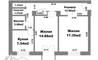 Купить 2-комнатную квартиру, Минск, Козлова ул., 2 (Партизанский район). Фото 16