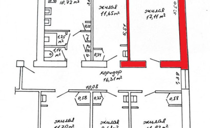 Купить 5-комнатную квартиру, Минск, Гая ул., 15(Центральный район). Фото 11