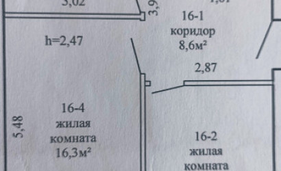 Купить 2-комнатную квартиру, Лида, Притыцкого  8. Фото 20